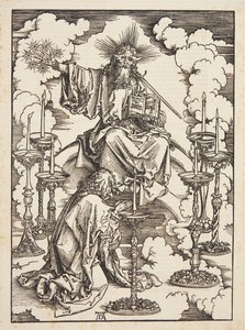 La visione dei sette candelabri da Albrecht Dürer