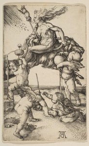La strega, ca. 1500 da Albrecht Dürer