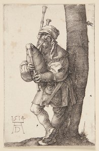 Il suonatore di cornamusa da Albrecht Dürer