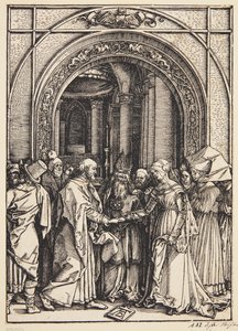 Il fidanzamento della Vergine da Albrecht Dürer