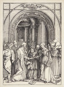 Il fidanzamento della Vergine da Albrecht Dürer