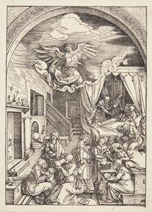 La nascita della Vergine da Albrecht Dürer