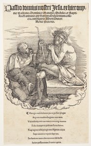 Pagina del titolo: La derisione di Cristo da Albrecht Dürer