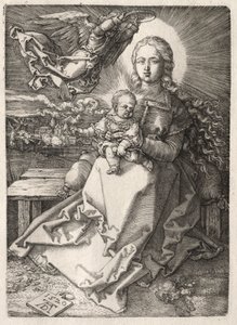 Vergine incoronata da un angelo da Albrecht Dürer