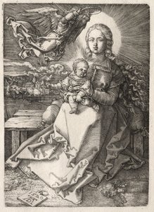 Vergine incoronata da un angelo, 1520