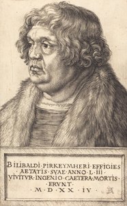 Willibald Pirckheimer, 1524 da Albrecht Dürer