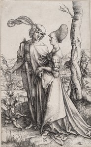 Giovane Coppia Minacciata dalla Morte La Passeggiata da Albrecht Dürer