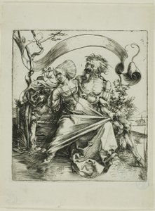 Giovane Donna Attaccata dalla Morte (Il Rapitore) da Albrecht Dürer