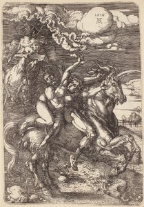 Abduction su un unicorno da Albrecht Dürer
