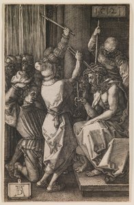Cristo coronato di spine, dalla serie "La piccola passione". da Albrecht Dürer or Duerer