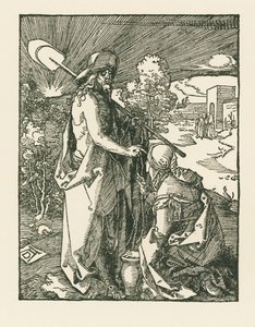 Cristo che appare a Maria Maddalena - Noli Me Tangere, 1510 circa (xilografia) da Albrecht Dürer or Duerer
