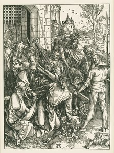 Cristo portacroce, 1498-99 circa (xilografia) da Albrecht Dürer or Duerer