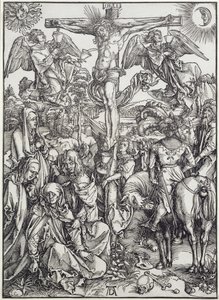 Cristo sulla croce (La Grande Passione) (incisione) da Albrecht Dürer
