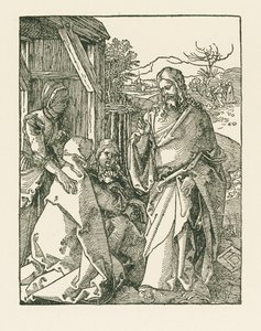 Cristo si congeda dalla Madre, 1508-09 circa (xilografia)