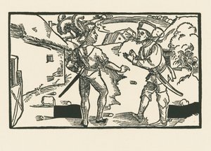 Clinia e Syrus, 1492-93 circa (xilografia) da Albrecht Dürer or Duerer