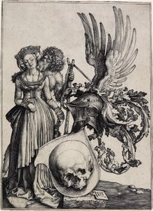 Stemma con un teschio, c. 1503 da Albrecht Dürer