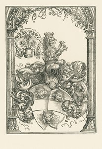 Stemma di Jacob de Bannissis, 1515 circa (xilografia) da Albrecht Dürer or Duerer