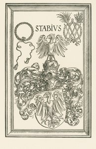 Stemma di Johannes Stabius, 1514 circa (xilografia) da Albrecht Dürer or Duerer