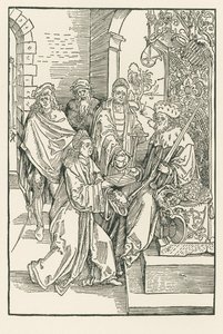 Conrad Celtes consegna la sua edizione delle Commedie di Roswitha all