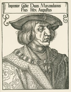 Imperatore Massimiliano I, 1519 circa (xilografia)