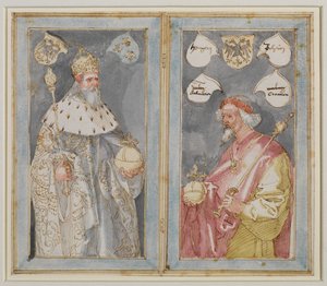 Imperatori Carlo Magno e Sigismondo, circa 1507 - 1510 da Albrecht Dürer