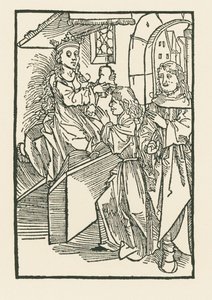 Illustrazione sul frontespizio di "Oratio Cassandre Venete". da Albrecht Dürer or Duerer