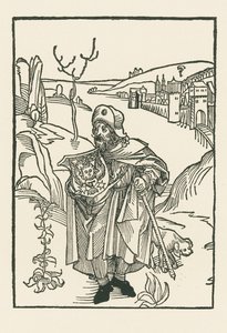 Jean Charlier de Gerson come pellegrino da Albrecht Dürer or Duerer