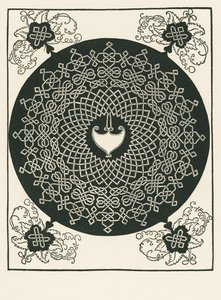 Nodo con centro a forma di cuore e motivo angolare da Albrecht Dürer or Duerer