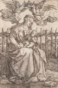 La Vergine Maria incoronata da due angeli da Albrecht Dürer