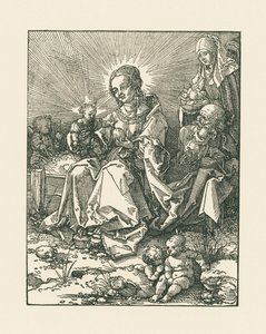 Madonna su una sponda erbosa con San Giuseppe e Sant