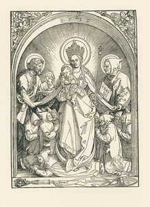 Madonna con i Certosini, i santi Giovanni Battista e Bruno da Albrecht Dürer or Duerer
