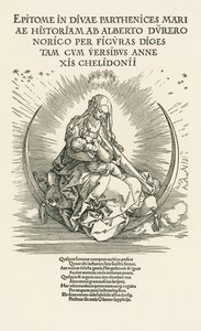 Maria Vergine con il Bambino in gloria, 1511 circa (xilografia)
