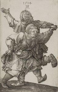 Coppia di contadini che balla da Albrecht Dürer