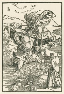 San Cristoforo, 1503-04 circa (xilografia) da Albrecht Dürer or Duerer