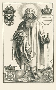 San Colombano come pellegrino da Albrecht Dürer or Duerer