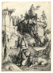 San Girolamo penitente, c.1497 da Albrecht Dürer