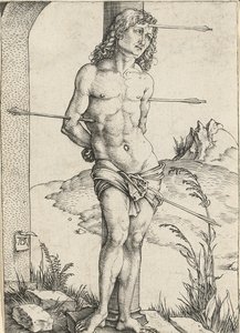 San Sebastiano legato a una colonna, c.1499 da Albrecht Dürer