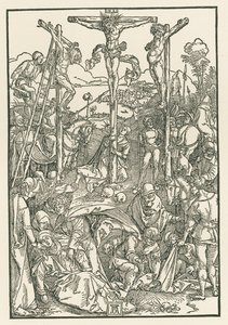 Piccolo Calvario, 1503-04 circa (xilografia) da Albrecht Dürer or Duerer