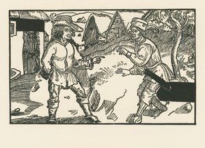 Sciro e Chremes, 1492-93 circa (xilografia) da Albrecht Dürer or Duerer