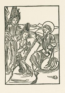 Il battesimo di Cristo nel fiume Giordano da Albrecht Dürer or Duerer