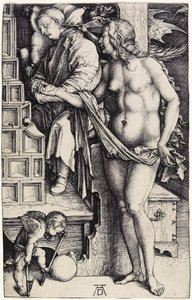 Il Sogno, c.1500 (incisione) da Albrecht Dürer