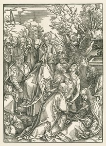 La sepoltura, 1496-97 circa (xilografia) da Albrecht Dürer or Duerer