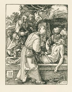 La sepoltura, 1509-10 circa (xilografia) da Albrecht Dürer or Duerer