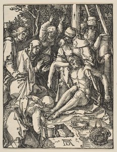 Il compianto, dalla Piccola Passione da Albrecht Dürer