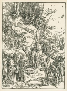 Il martirio dei diecimila, 1496 circa (xilografia) da Albrecht Dürer or Duerer