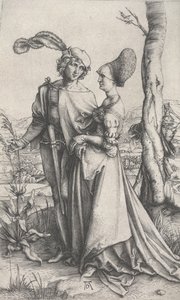 La passeggiata, c.1496-1497 da Albrecht Dürer