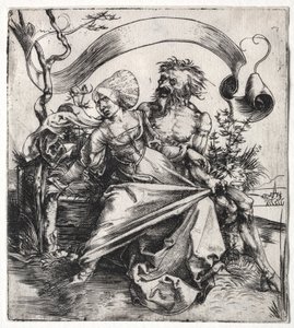Il rapitore, c. 1495 (incisione) da Albrecht Dürer or Duerer