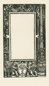 Frontespizio di Plutarco: De his qui tarde da Albrecht Dürer or Duerer