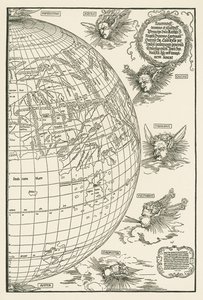 Mappa del mondo di Johannes Stabius da Albrecht Dürer or Duerer