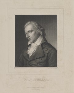 Ritratto di Friedrich von Schiller 1759-1805, c. 1840 da Albrecht Fürchtegott Schultheiss